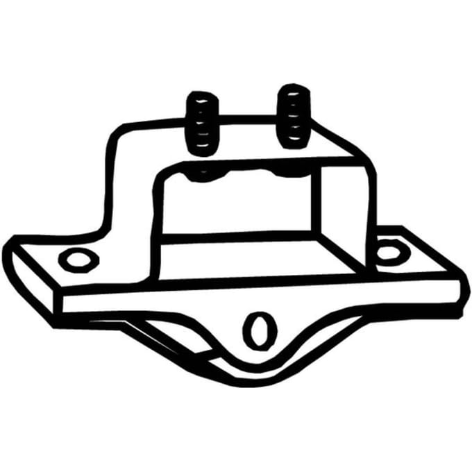 Rubberstrip, uitlaatsysteem BOSAL 255-857
