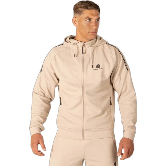 Gorilla Wear Harvey Trainingsjas - Beige - S