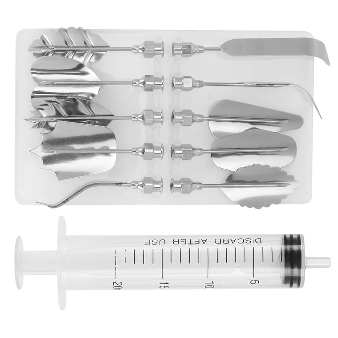 Moule à Douilles Seringue à Gâteau Décoration Gâteau Pudding Glaçage Douille Crème Seringue Outil Set gray