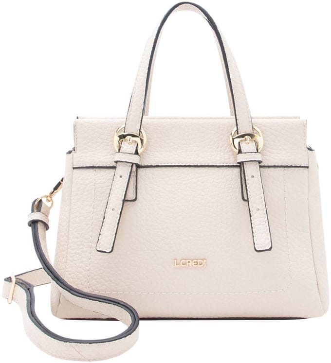 L.CREDI handtas schoudertas Ramira Mini Handbag White Sand beige