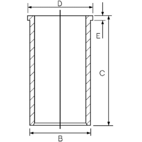 Goetze Engine Voering, cilinderkop GOETZE 14-025801-00