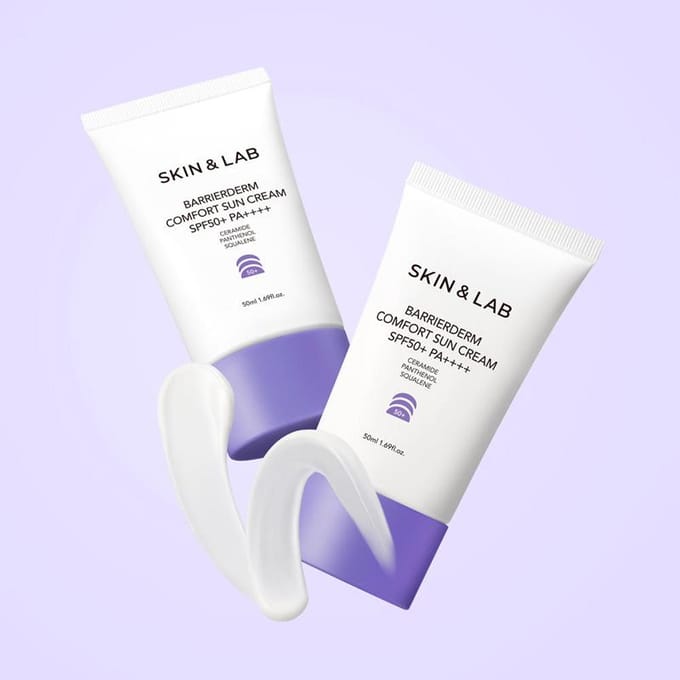 [SKIN&LAB] Barrierderm Comfort Zonnecrème SPF 50+ PA++++ 50ml white