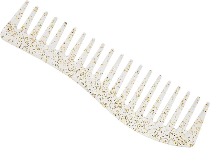 Grove Kam - Ontwar Kam - Haar Styling - Hittebestendig Ontwerp - 18 x 5 cm - Transparant