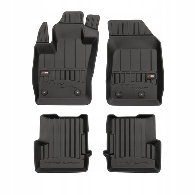 FROGUM PROLINE – Rubber automatten set met kofferbakmat – Modelspecifiek – Geurloos TPE – Extra hoge rand