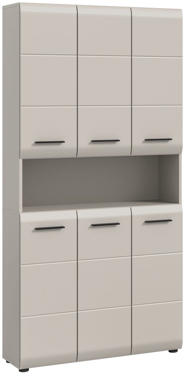 Moderne Hoge Badkast Kasjmier - Ruime Opbergoplossing 90x185 cm