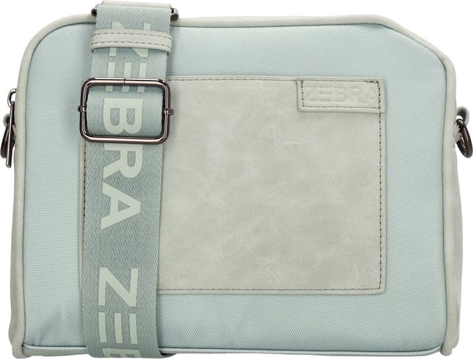 Zebra Trends Ingrid Schoudertas Dames - Handtas met verstelbare en afneembare schouderband - Tas van Nylon en Polyester - Mint