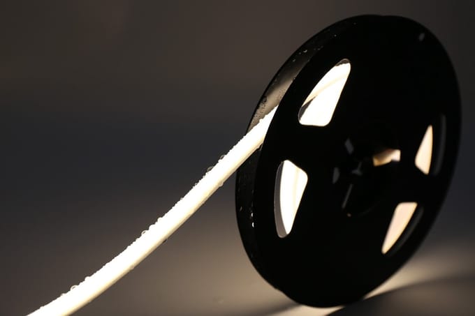 LED Strip COB - Losse 10 Meter Rol - 6000k - Koud wit - 24V - 480LED/m | IP68 - 5 Jaar Garantie