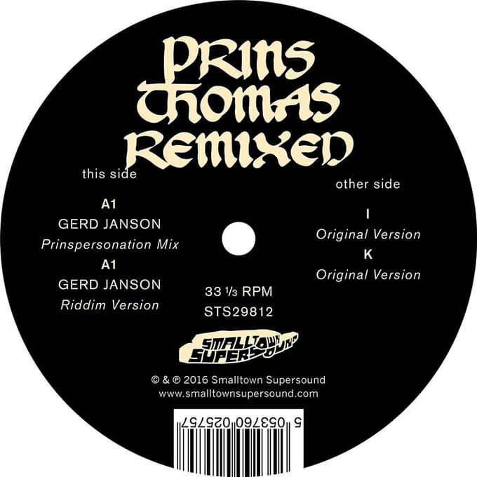 Prins Thomas - Remixed (12" Single)