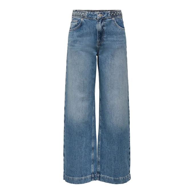 ONLY - ONLHOPE HW BRAIDED WIDE DNM SIK - Meisjes - Jeans