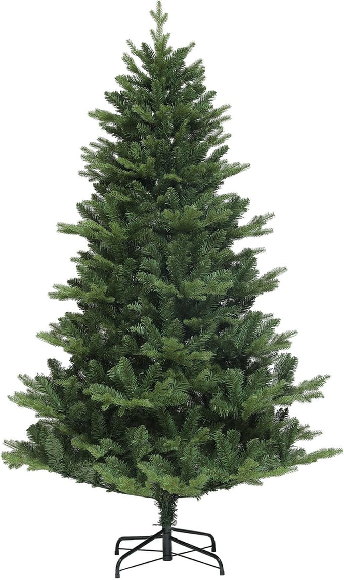 HOMCOM Kunstkerstboom Alpenspar - Kerstboom, Dennenboom, Kunstspar - Groen