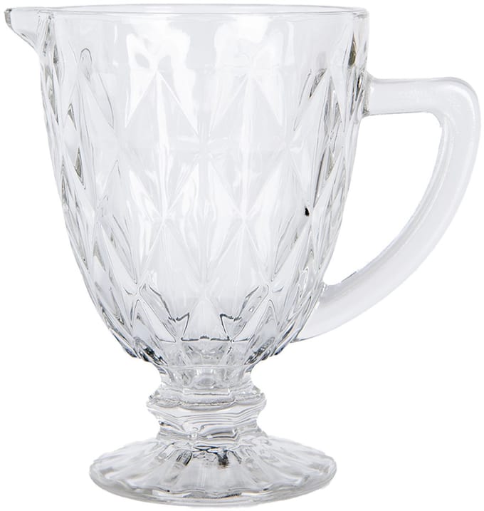 Clayre & Eef Decoratie Schenkkan 1000 ml Transparant Glas