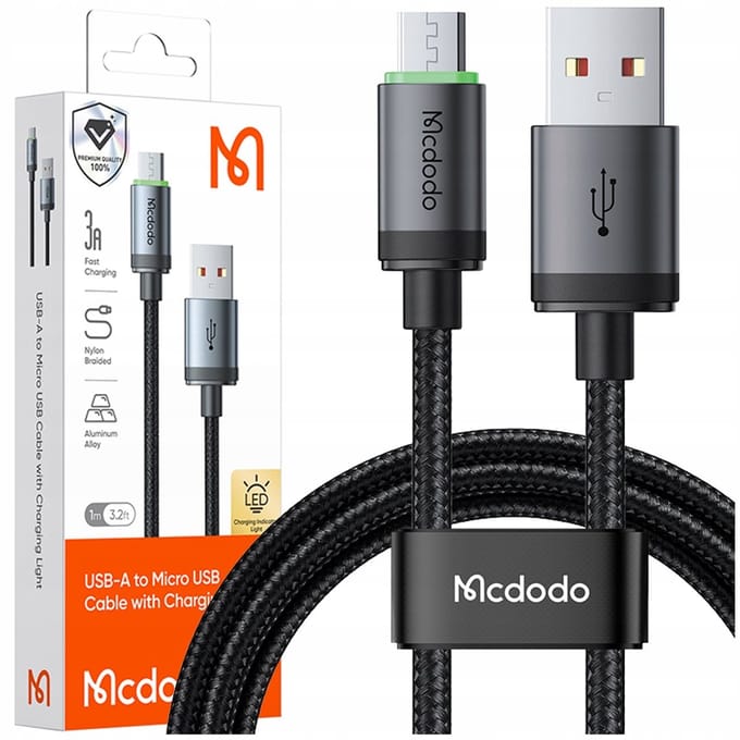 Mcdodo Micro Usb Kabel Snel Opladen Naar Samsung Quick Charge 4.0 3A 1M