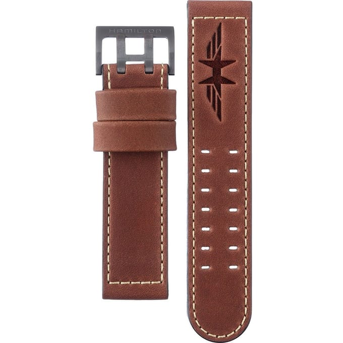 Hamilton Straps H690.647.104 Khaki King Horlogeband