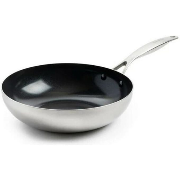 GreenPan Geneva - tri-ply - wok 28 cm - PFAS-vrij