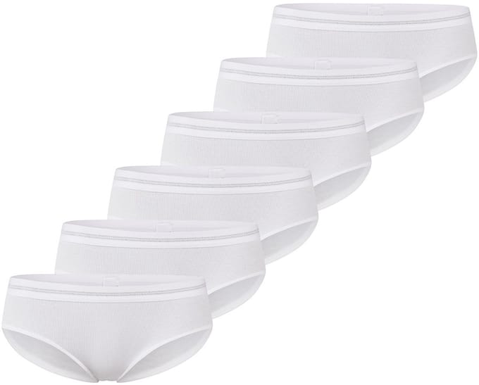 Schiesser Meisjes panties 6 pack Teens Girls Long Life Cotton