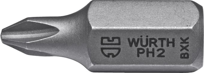 Wurth - Bit PH 10 mm - Phillipsbit x 5 st -