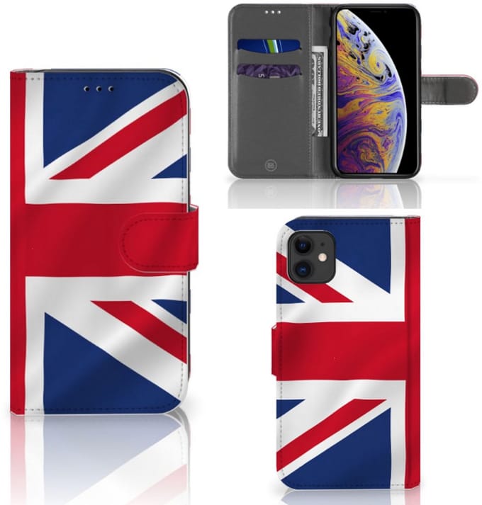 Book Case voor Apple iPhone 11 Bookstyle Case Groot-Brittannië
