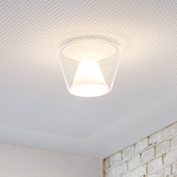 Serien Lighting Mondgeblazen LED Designer-plafondlamp bijlage