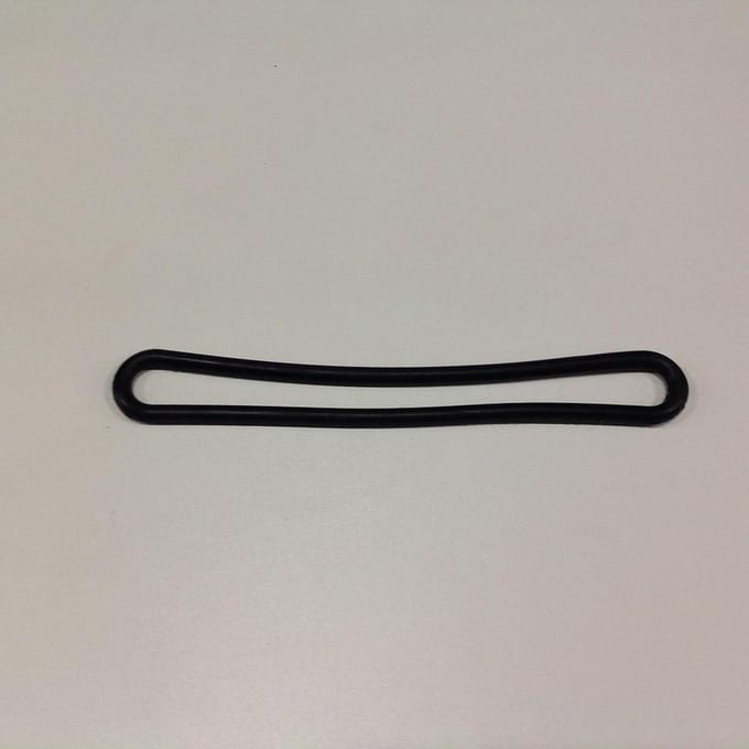 Spanrubber voor ladingnet /aanhangwagen 25cm x 8mm - 10 stuks