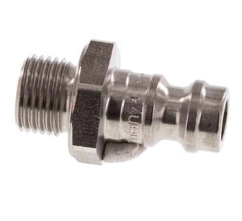 RVS DN 5 Luchtkoppeling Insteeknippel G 1/8 inch Buitendraad - CLP5-M-S-018