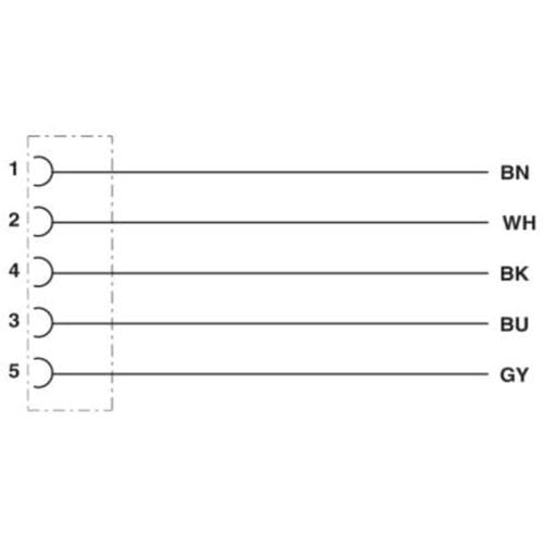 Phoenix Contact 1404478 Sensor/actuator aansluitkabel Aantal polen (sensoren): 5 10.00 m 1 stuk(s)