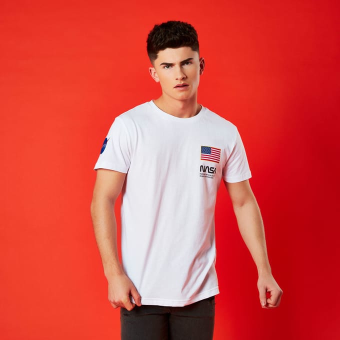 NASA Base Camp Unisex T-Shirt - White - S