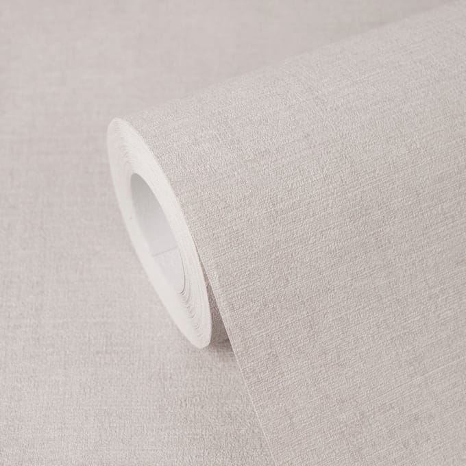 LICHT GLANZEND GEMÊLEERD BEHANG | Textiellook - Grijs - A.S. Création Cuba II