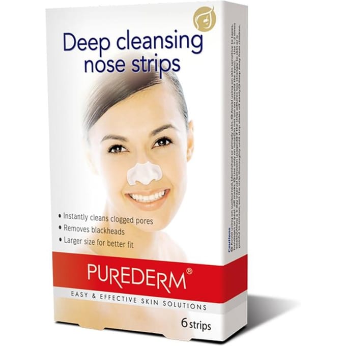 PUREDERM Patchs nettoyants pour le nez, 6 pièces