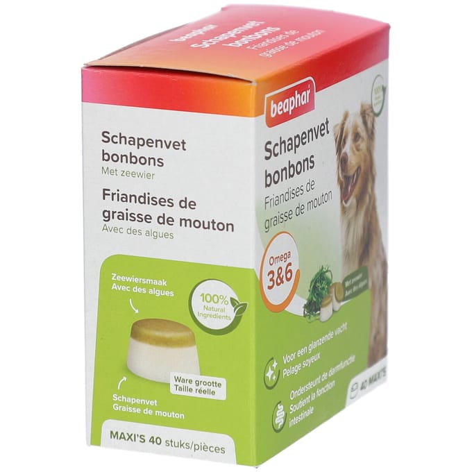 Beaphar Schapenvet Bonbons Zeewier Maxi 245g