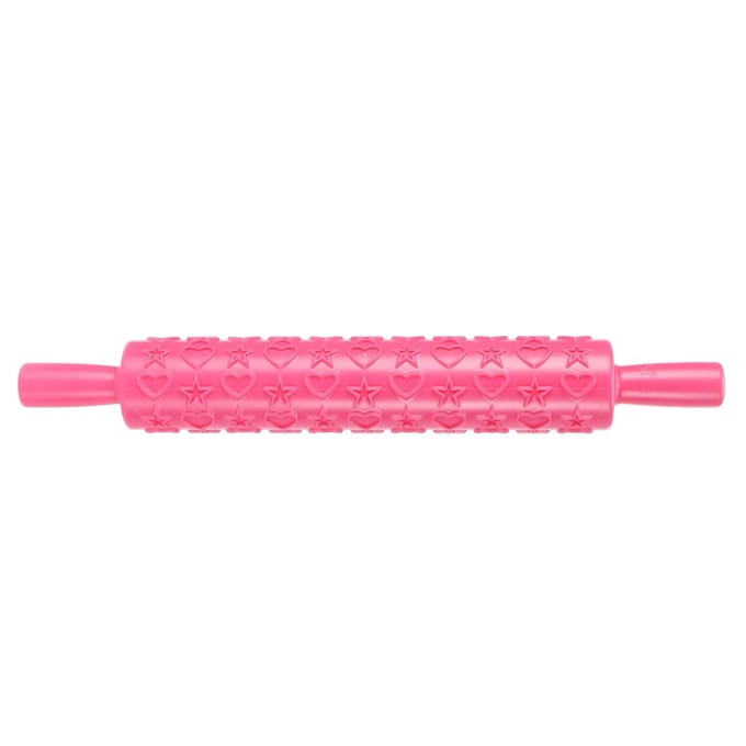 Fondant Cake Embossing Deegroller Bakdeegroller Koekjes Decoratiegereedschap(Vijfpuntig