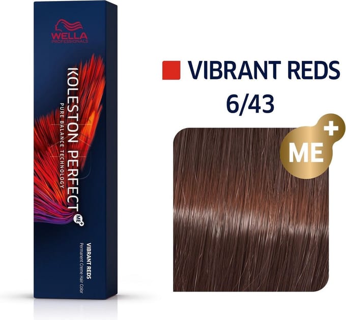 Wella Professionals Koleston Perfect Me+ - Haarverf - 6/43 Vibrant Reds - 60ml