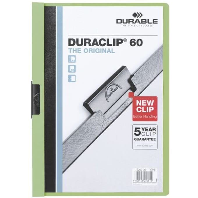 Durable Klemmap Duraclip Original 60 groen