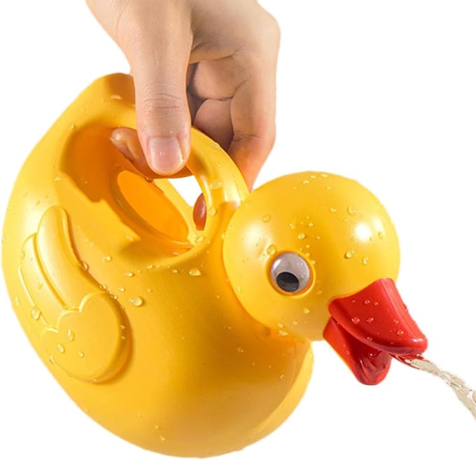 Gieter voor kinderen - Eend sproeier - Buiten spelen - Robuuste ABS bouw - 16 x 17.9 x 16 cm