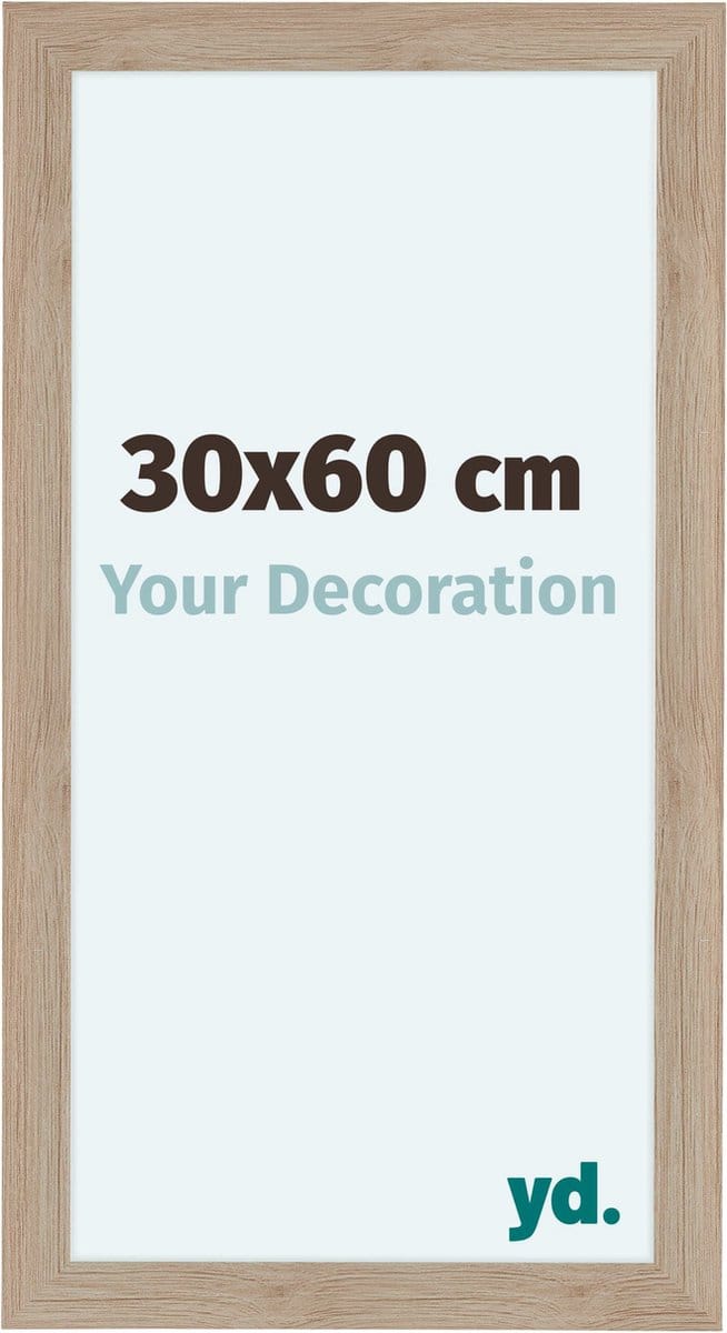 Your Decoration - Fotolijst 30x60 cm - MDF - Eiken Licht - Como