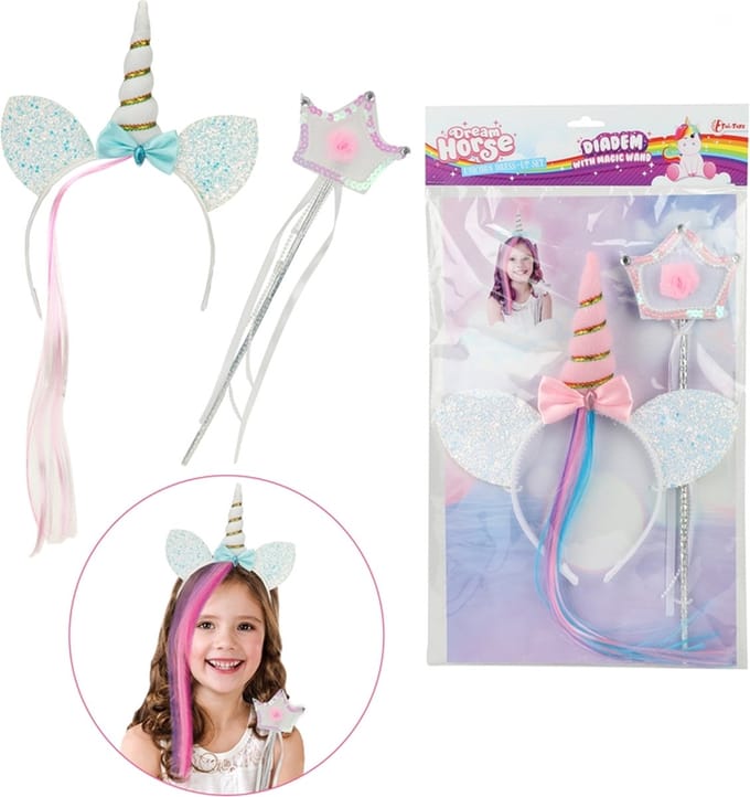 Toi toys Diadeem en staf unicorn
