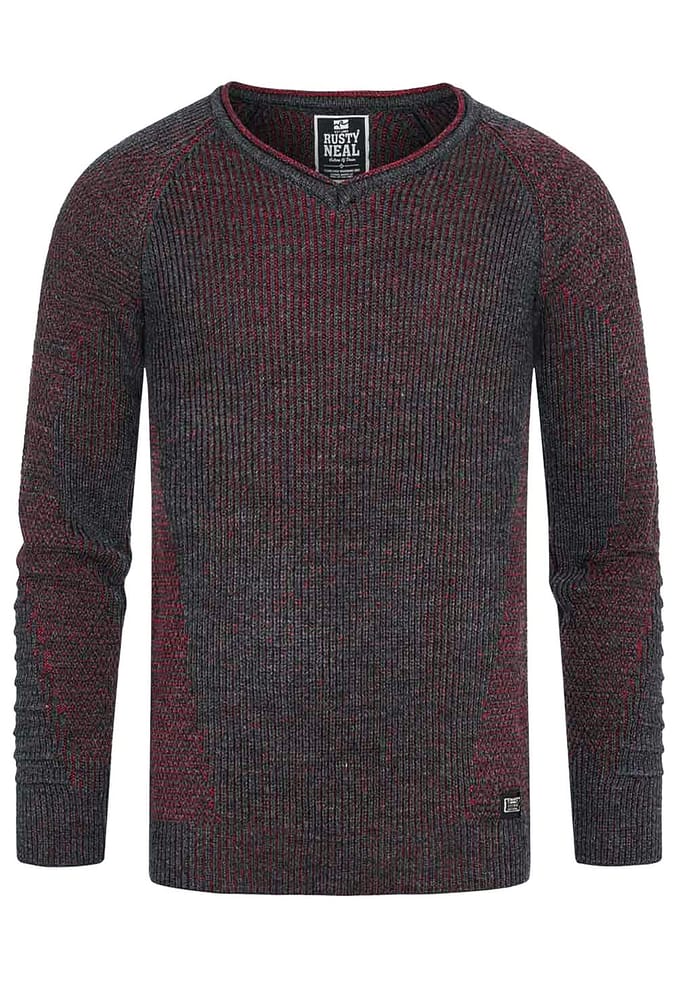 Chunky Slim Fit V-Hals Trui