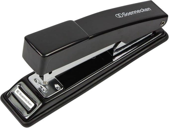 Bureaunietmachine - Handnietapparaat - Documenten Samenvoegen - Robuuste Metalen Constructie - 14 cm Lengte - Zwart