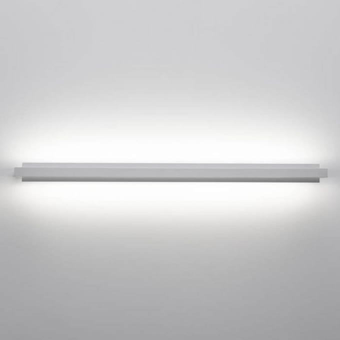 Stilnovo LED wandlamp Tablet W1, breedte 66 cm, wit