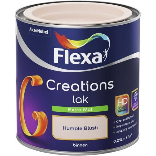 Flexa - Creations - Lak - Extra Mat - Humble Blush - 250 ml
