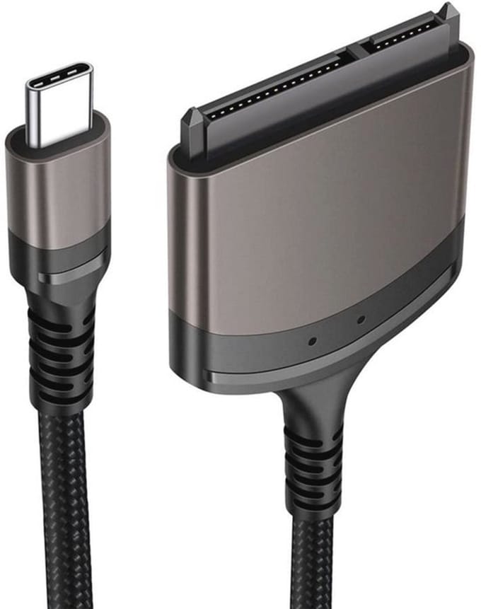 USB-C naar SATA adapterkabel 5Gbps voor 2,5 inch SSD en harde schijven