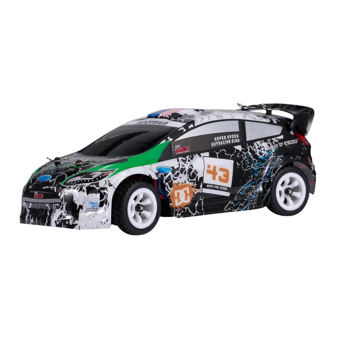 WLtoys K989 1/28 Afstandsbediening Auto 2.4G 30KM/H Hoge Snelheid Afstandsbediening Auto 4WD Afstandsbediening 2 battery-USB black