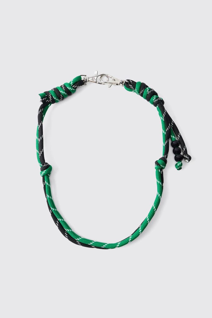 Touw Jeans Ketting | Green