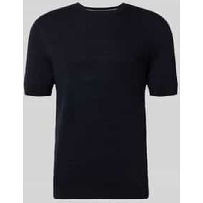 Gebreid shirt met structuurpatroon model 'Elio'