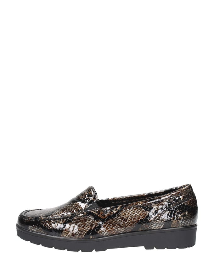 Ara Dallas dames instapschoen - Bruin multi - Maat 36,5