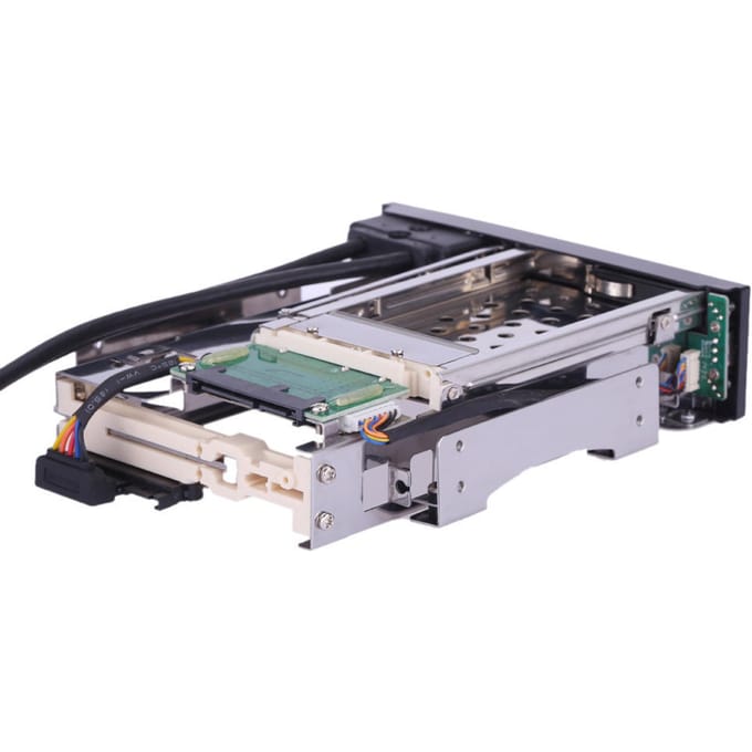 Station d'accueil durable pour disque dur HDD et SSD à double baie 3,5  + 2,5 gray