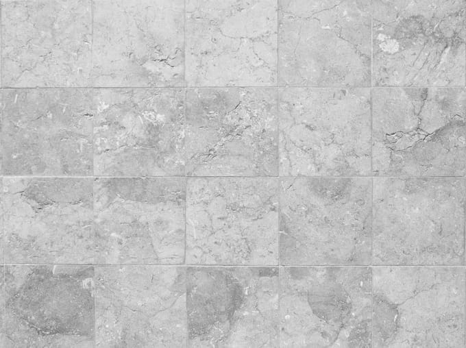 Vinyl | Vloerkleed vinyl | Rough marble grey | 95x145 cm