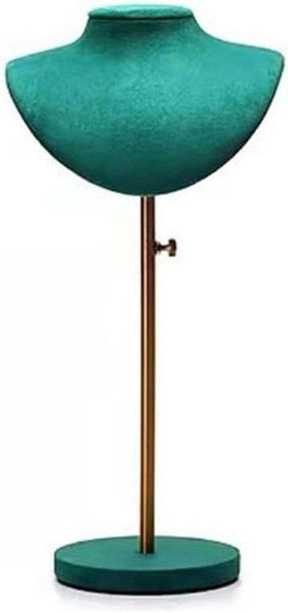 Sieraden display standaard - Hanger Buste - Sieraden presenteren - Realistische vorm - 1 stuk - Neutrale tint