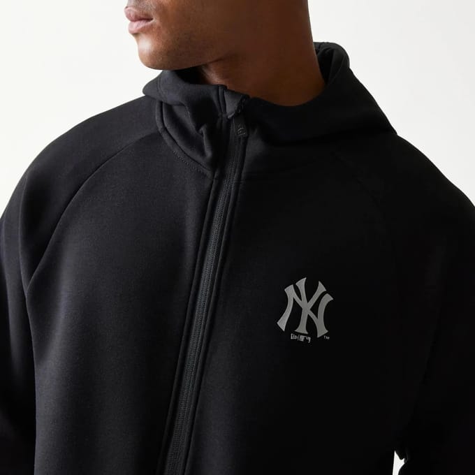 New York Yankees Bovenstuk Met Capuchon Met Rits New Era MLB Core Plus
