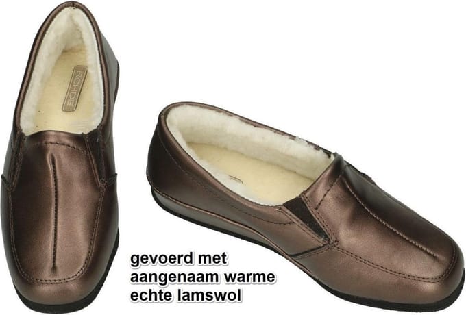 Rohde -Dames - brons - pantoffels - maat 37