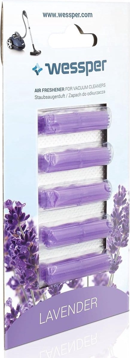 Geurstaafjes - parfum - luchtverfrisser voor stofzuiger (lavendel) - 1x 5 stuks